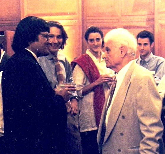 Chinmoy Guha with Derrida