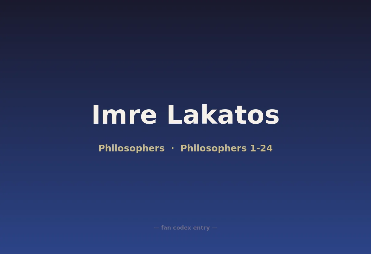 Imre Lakatos