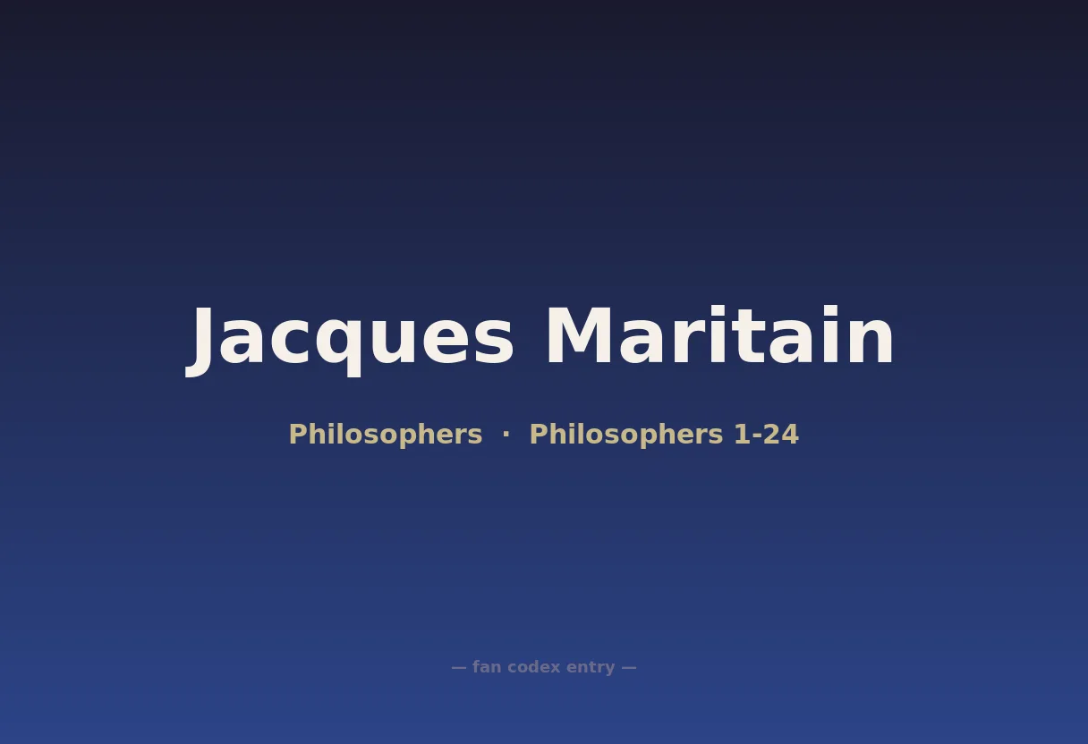 Jacques Maritain