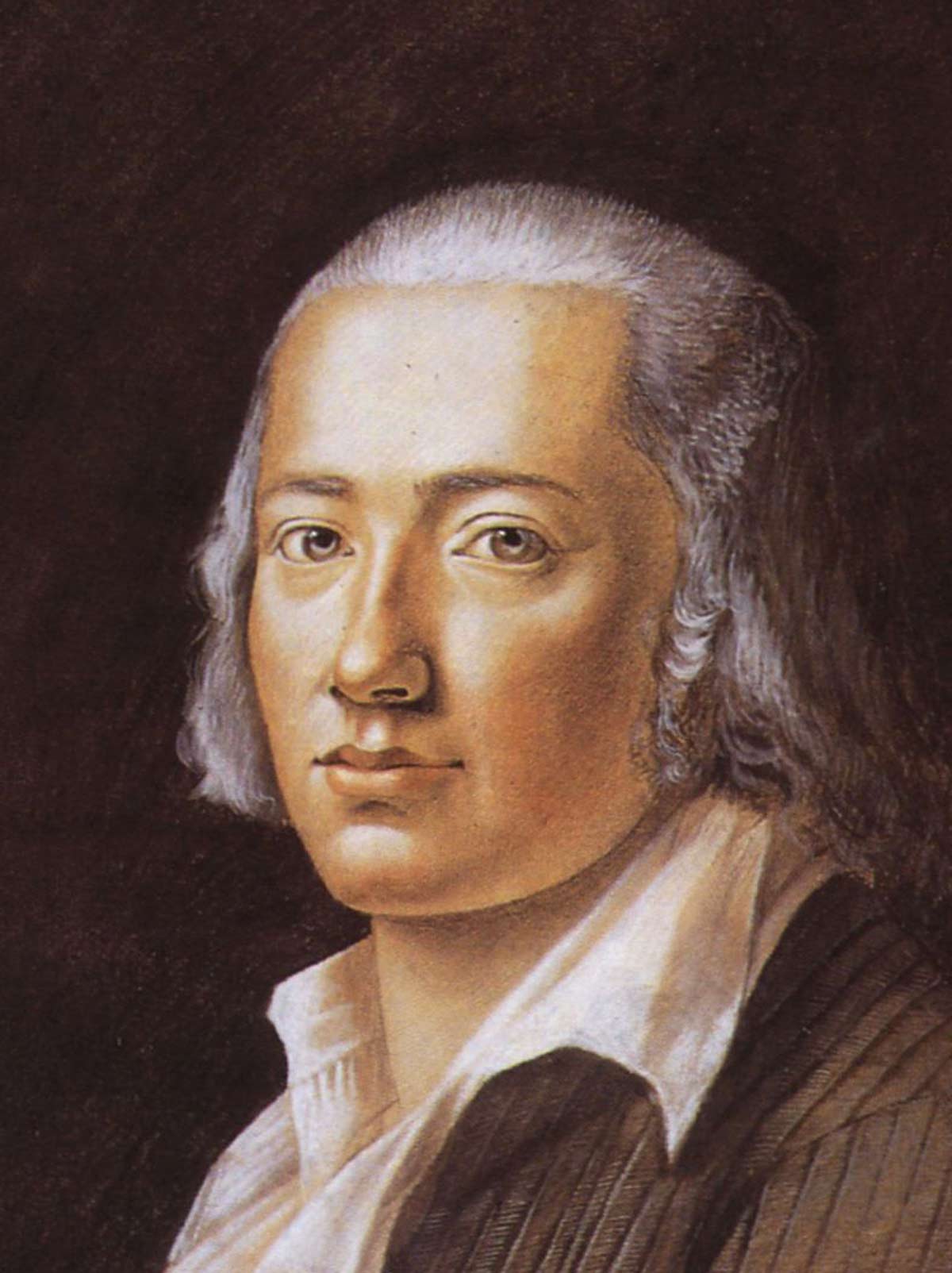 FK Hiemer - Friedrich Hölderlin (Pastell 1792)