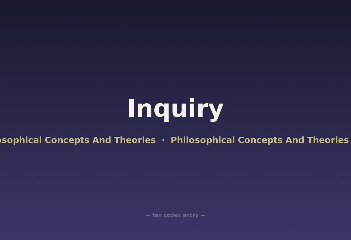 Inquiry