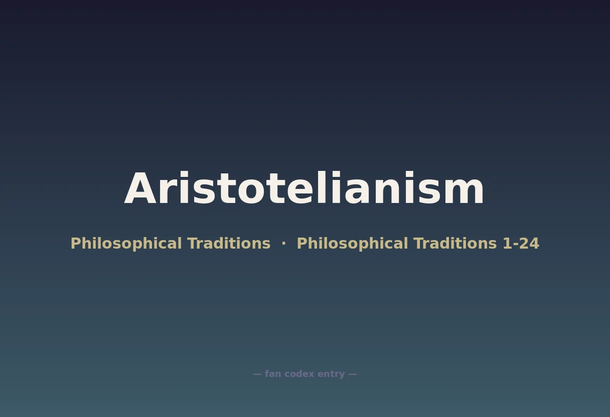 Aristotelianism