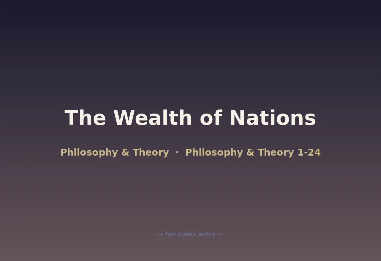 The Wealth of Nations