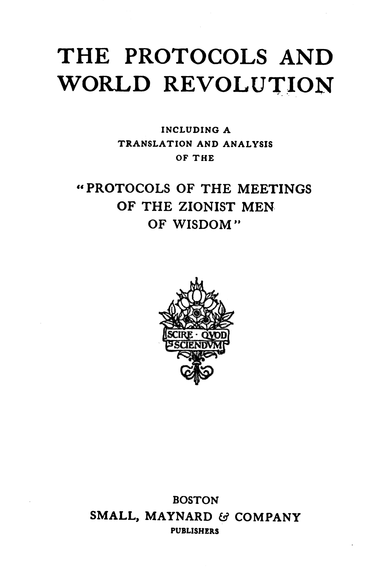 Protocols & World Revolution 3.0