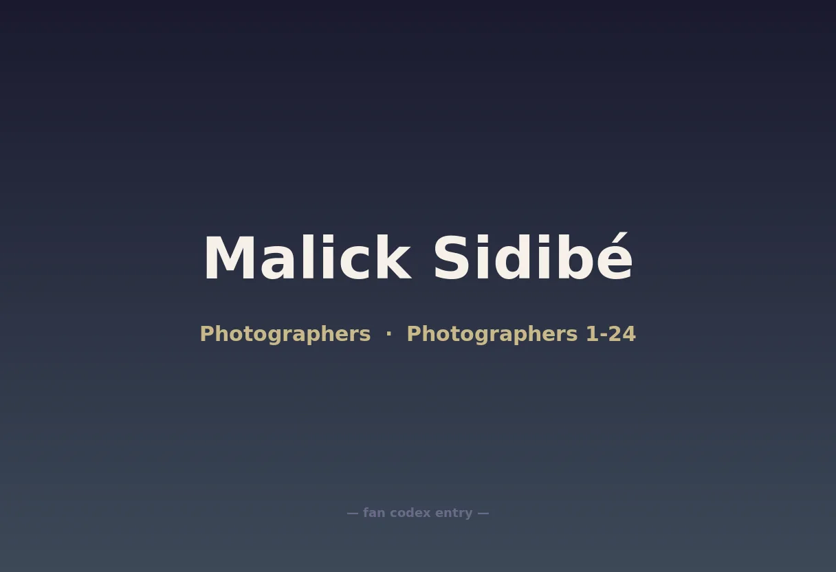 Malick Sidibé