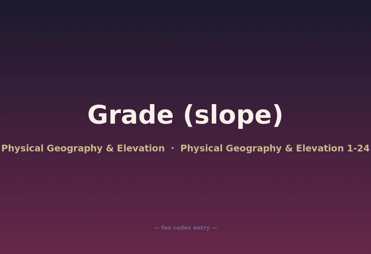 Grade (slope)