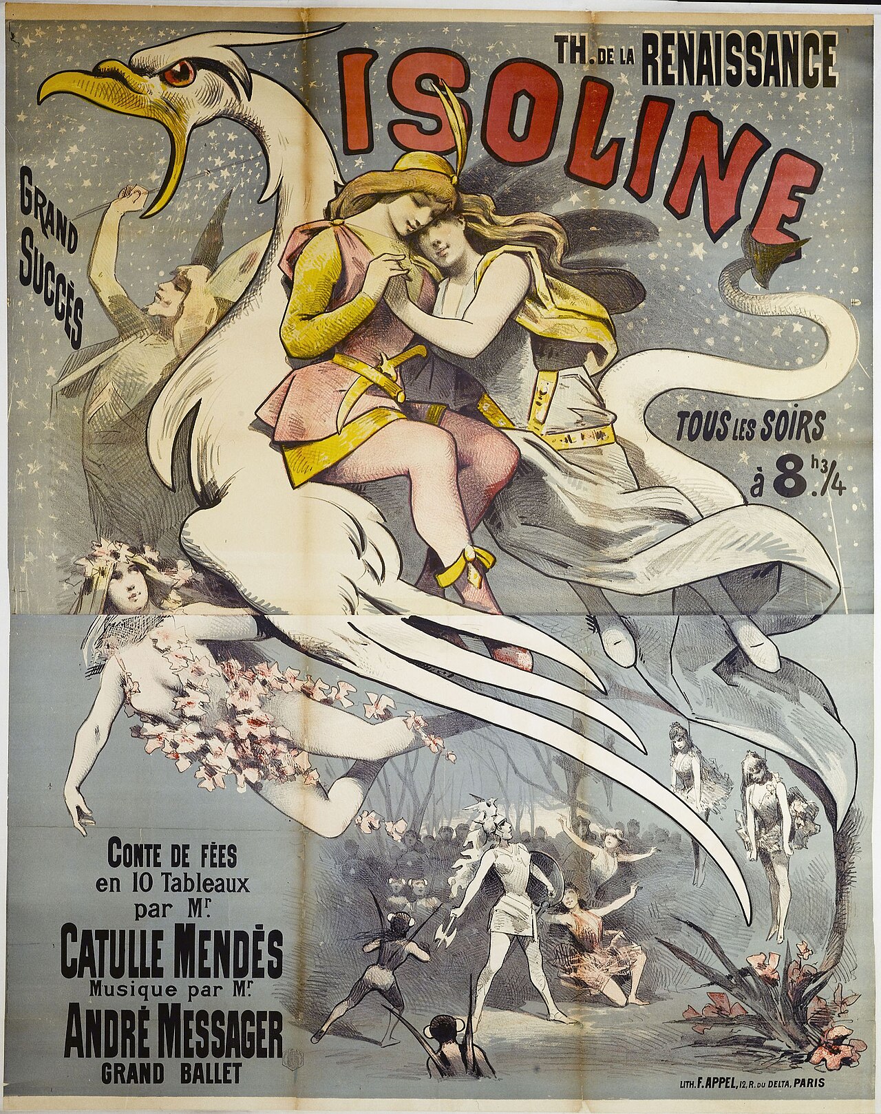 Affiche Isoline (André Messager)
