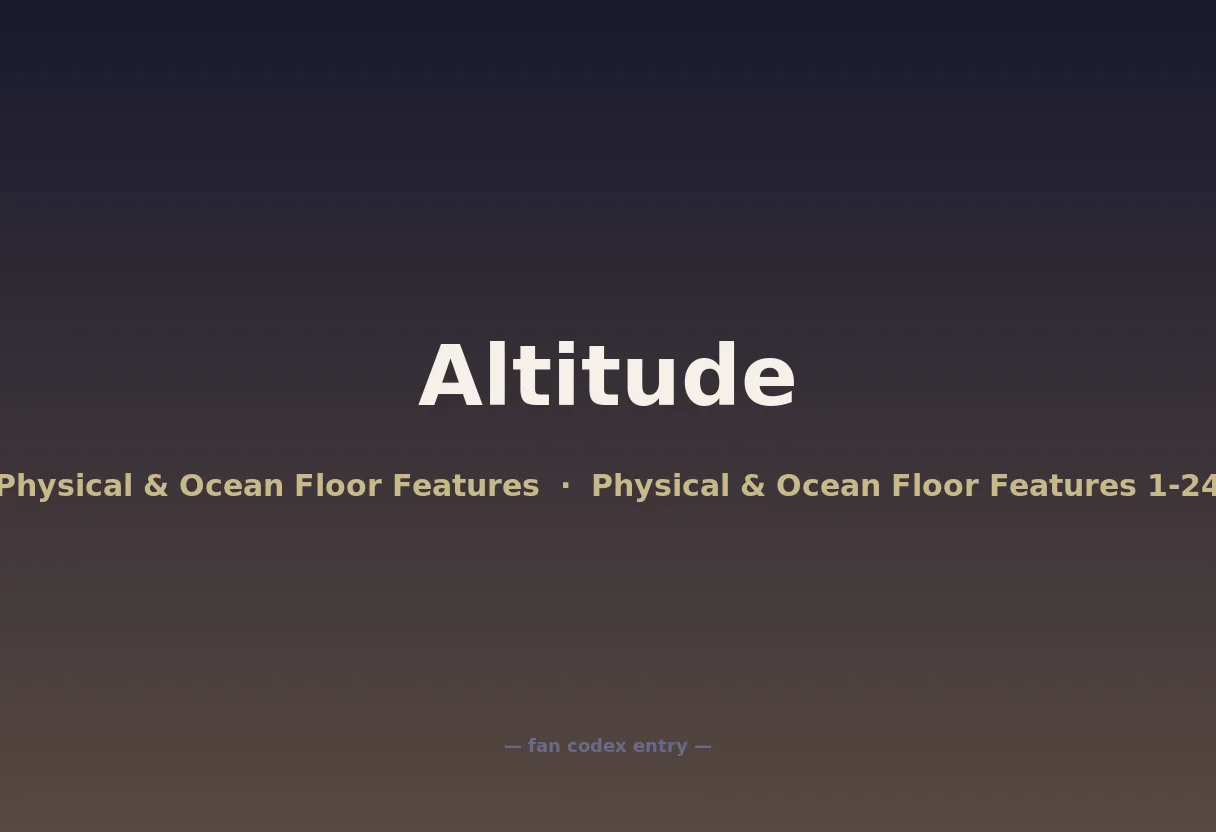 Altitude
