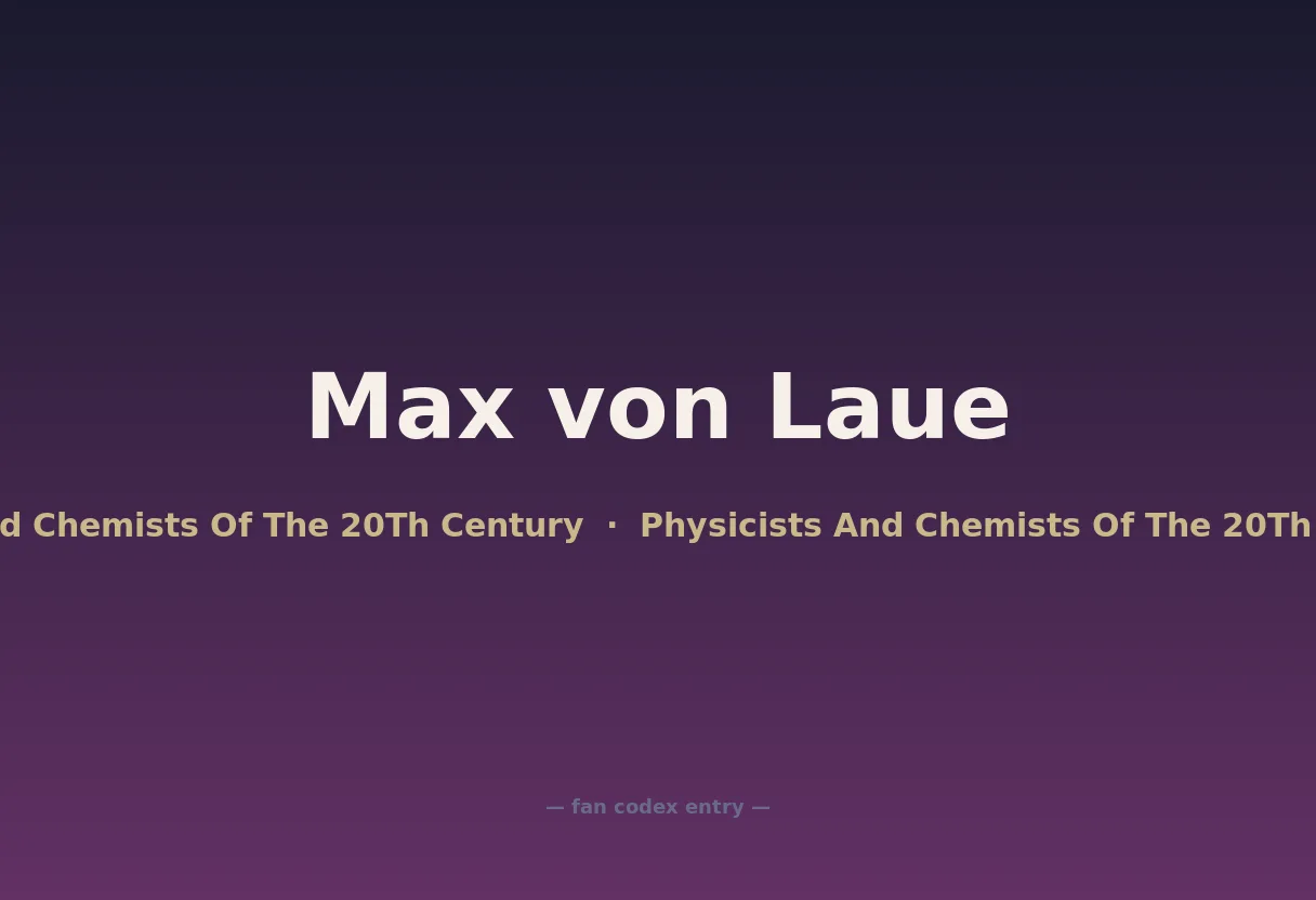 Max von Laue