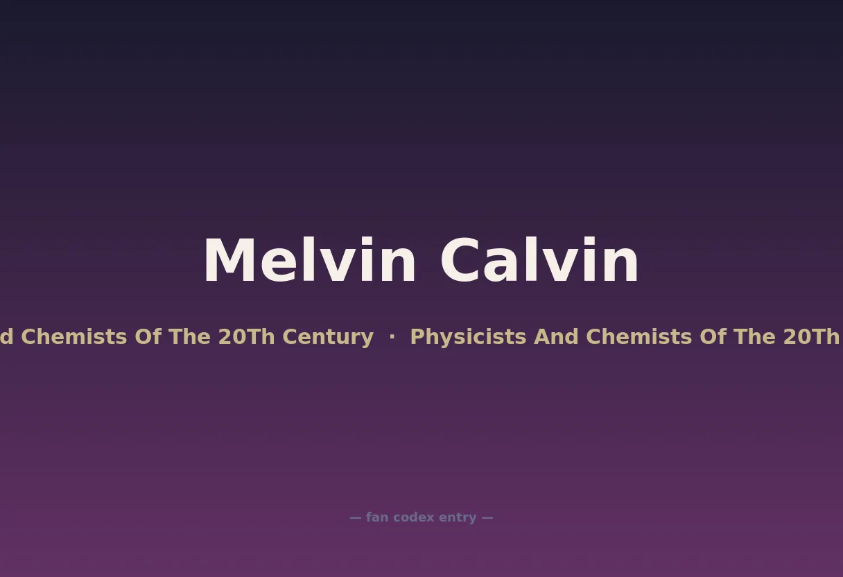 Melvin Calvin