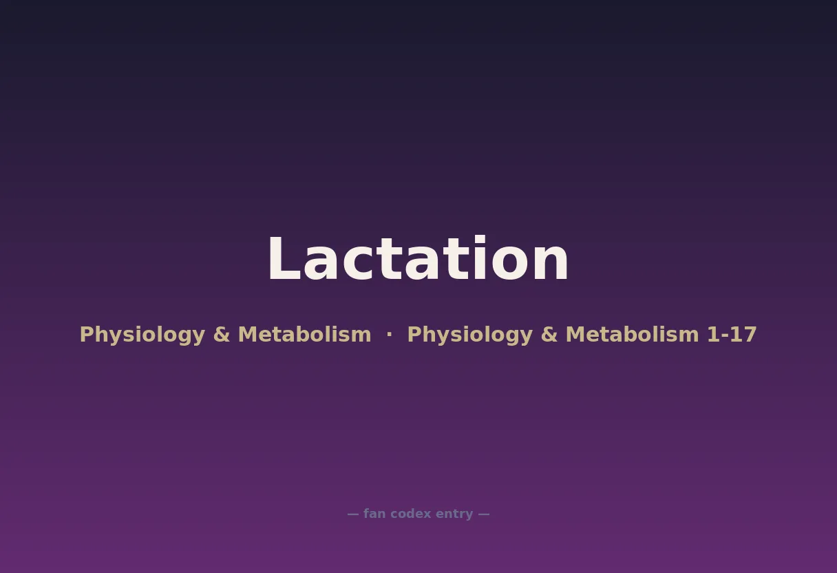 Lactation
