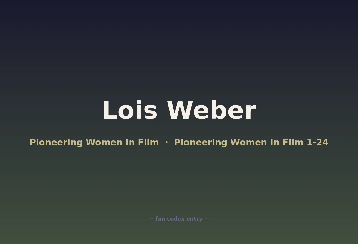 Lois Weber