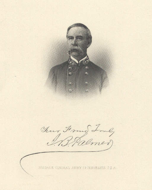 Brigadier General J. B. Palmer, Army of Tennessee, C.S.A