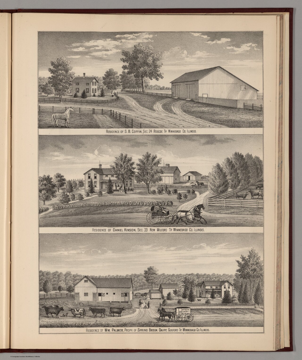 (View) Residence of S.B. Coffin. Residence of Daniel Kinson. Residence of Wm. Palmer. (IA dr view-residence-of-sb-coffin-residence-of-daniel-kinson-residence-of-w-2861052)