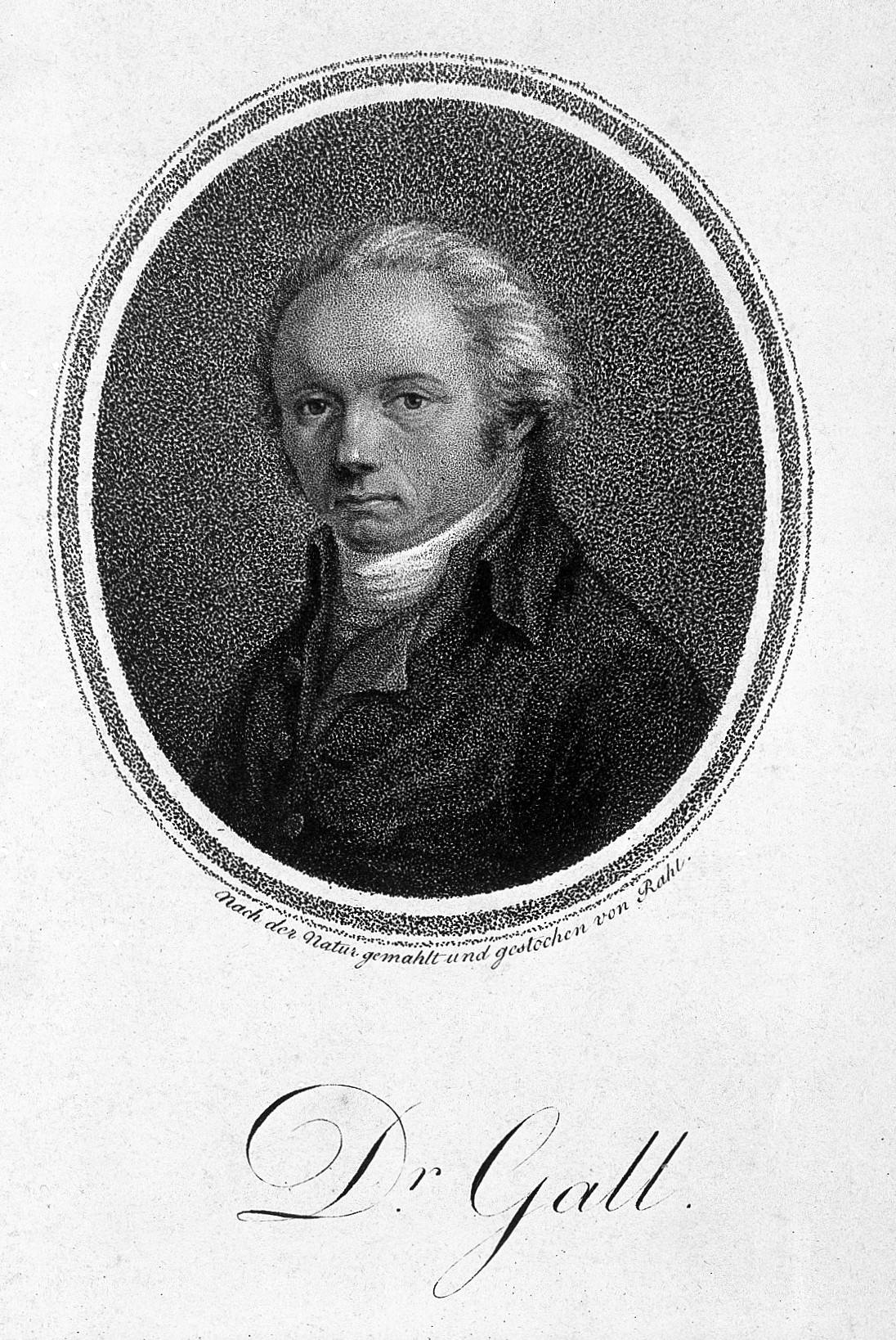 Franz Joseph Gall (1758 - 1828), German neuroanatomist Wellcome L0005551