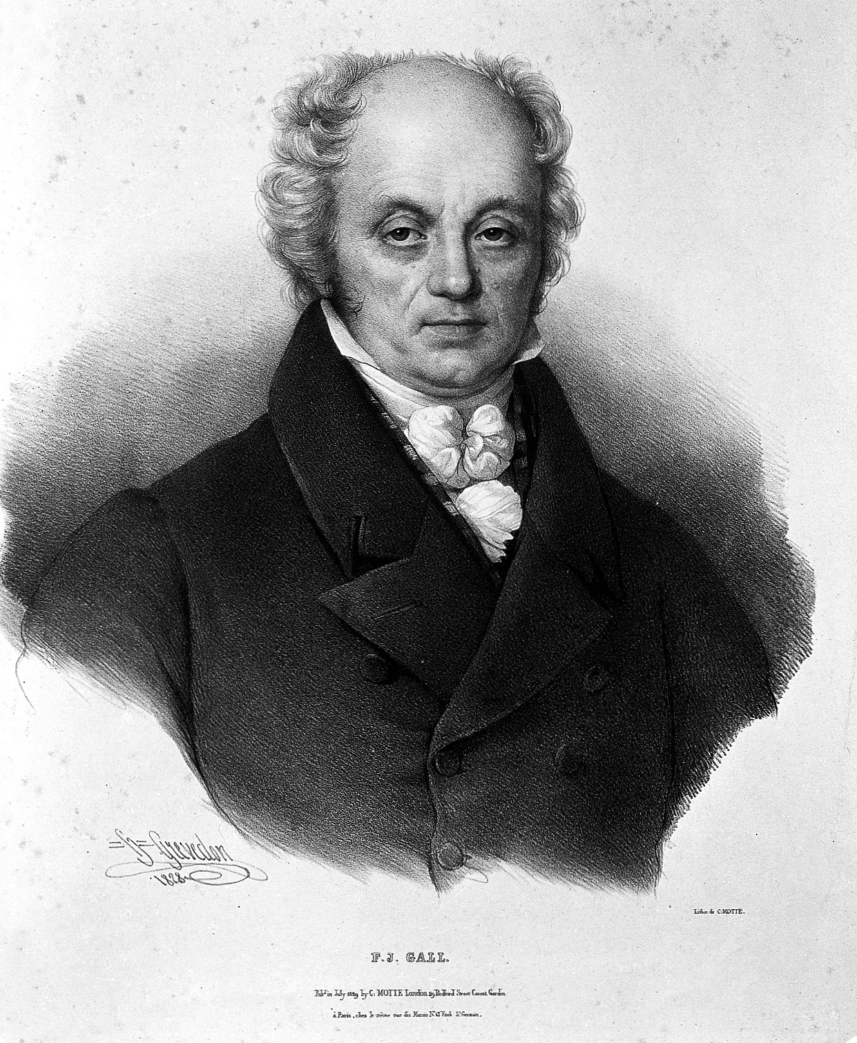 Franz Joseph Gall (1758 - 1828), German neuroanatomist Wellcome L0006377