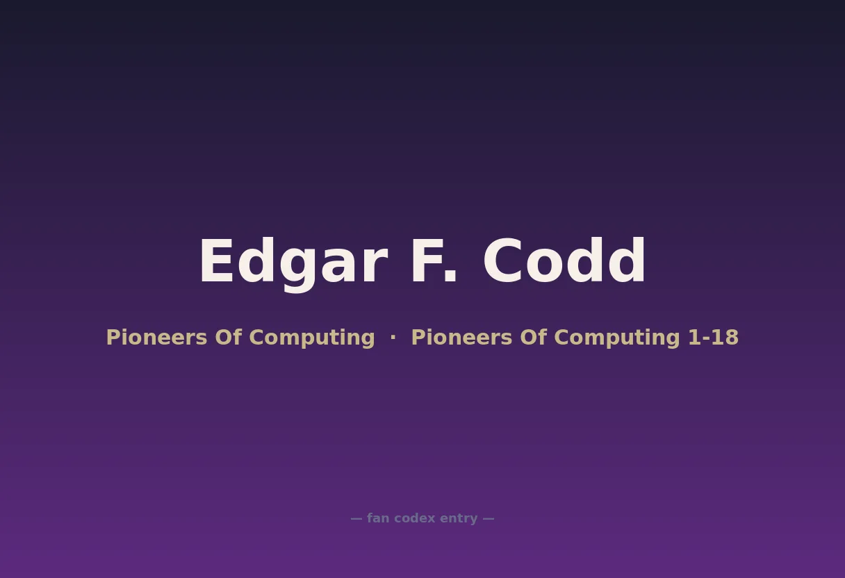Edgar F. Codd
