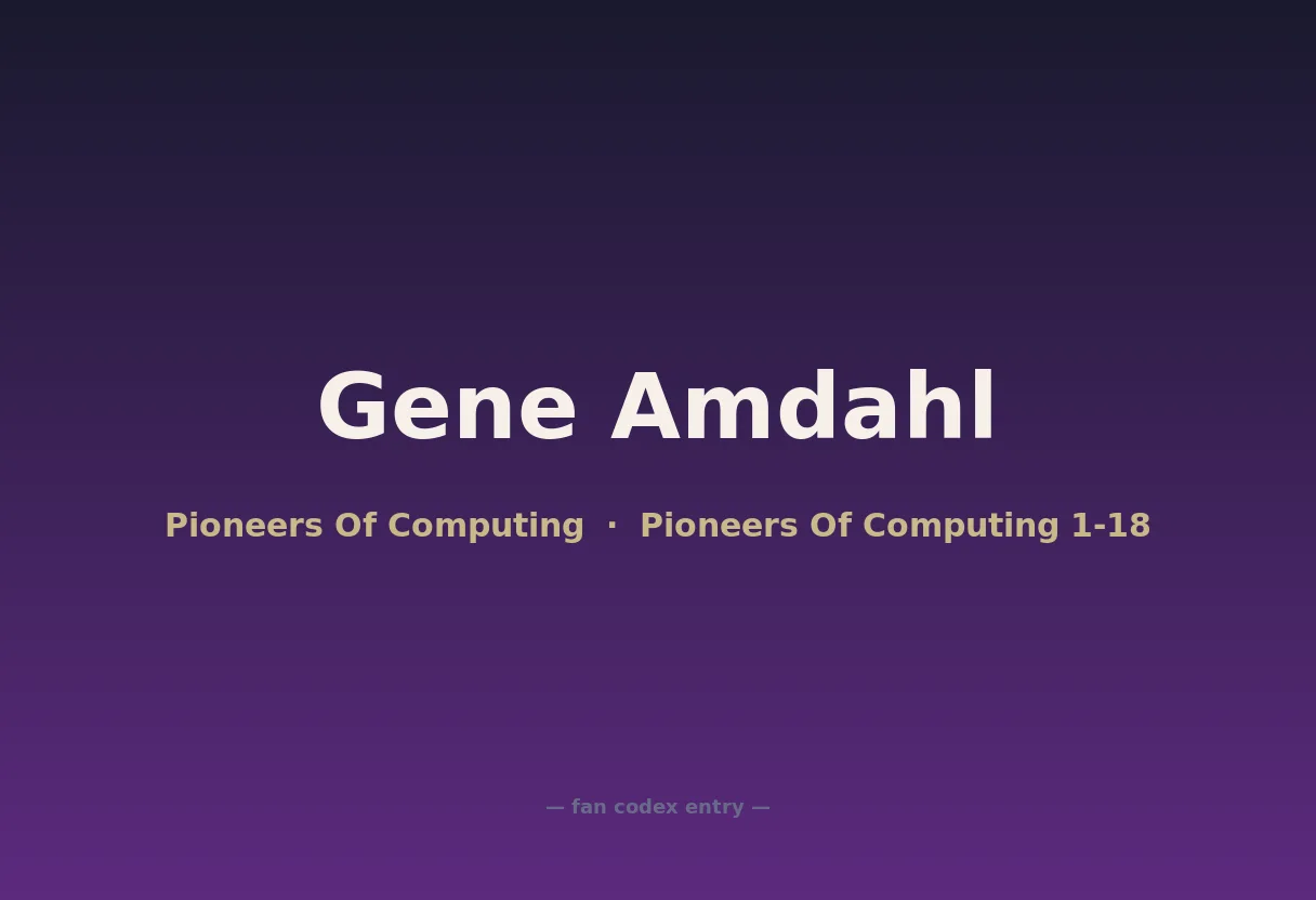 Gene Amdahl