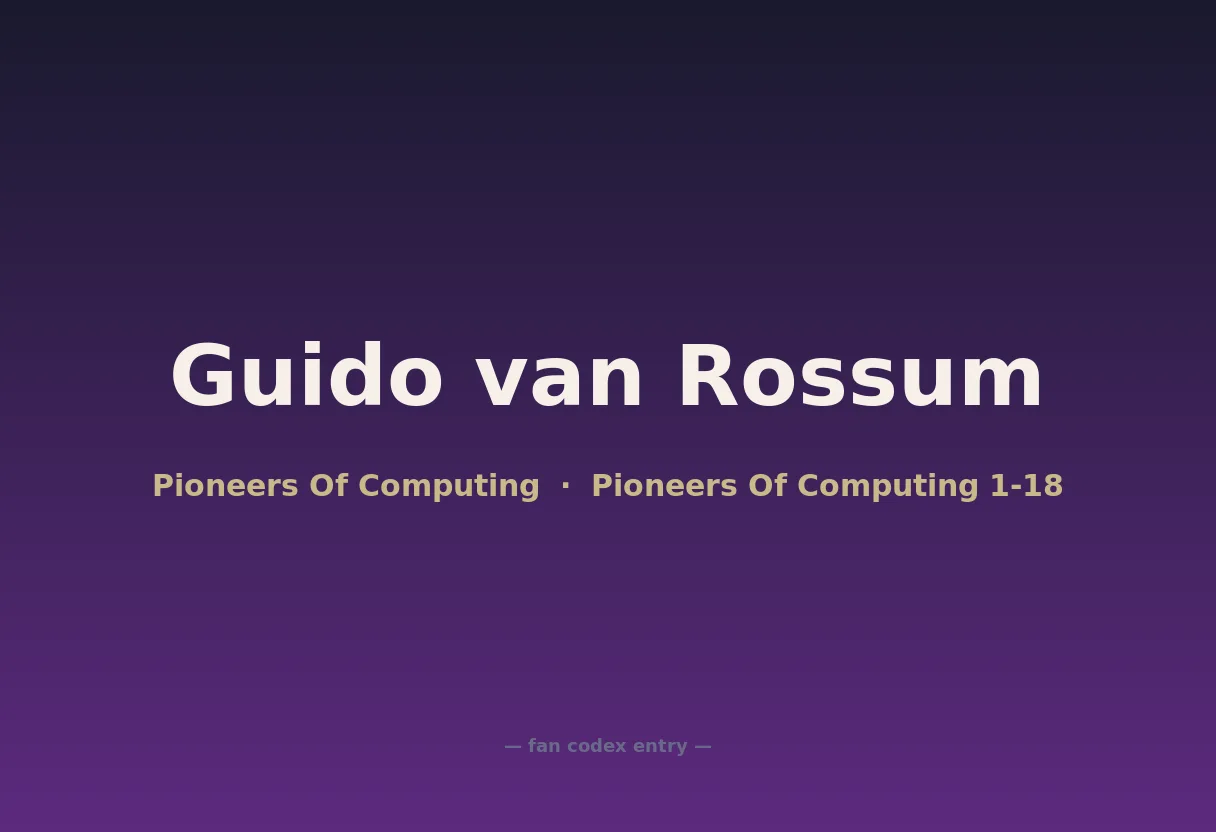 Guido van Rossum