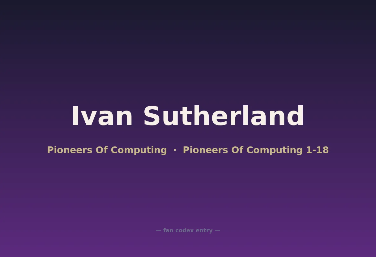 Ivan Sutherland