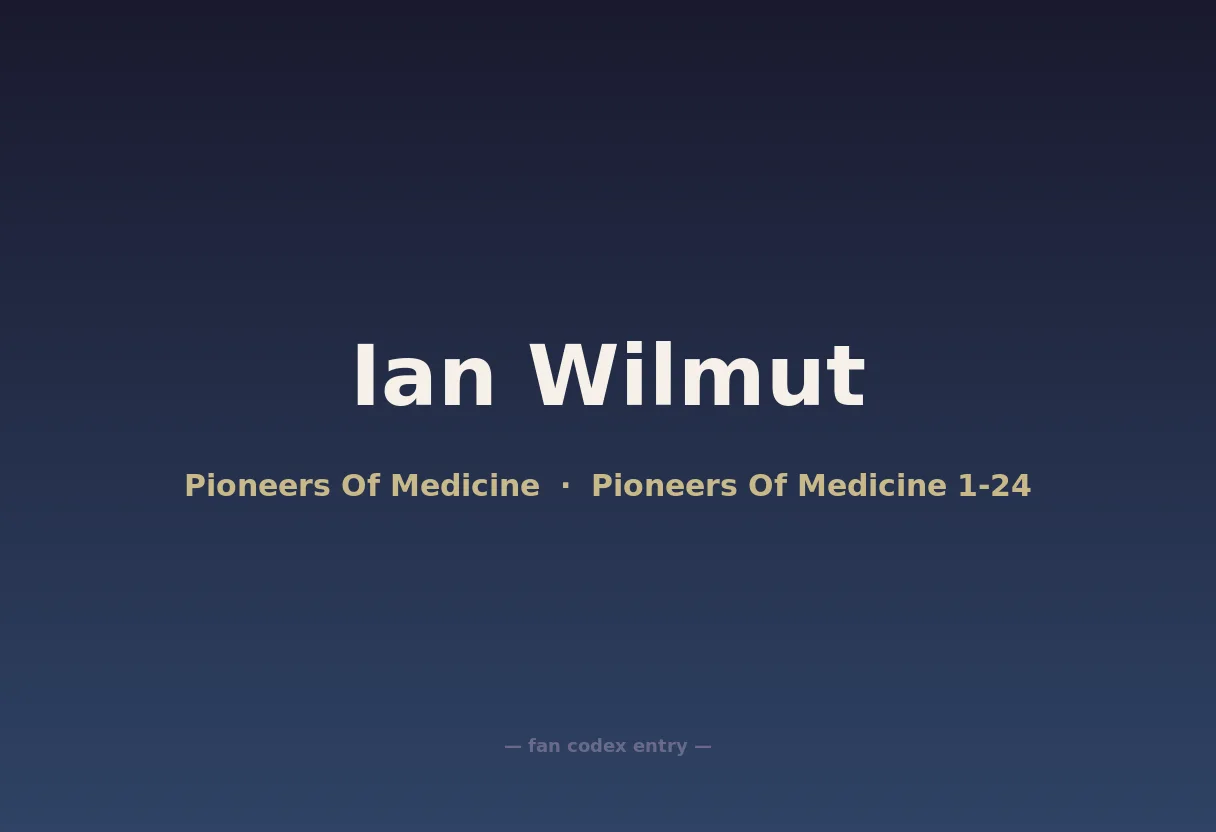 Ian Wilmut