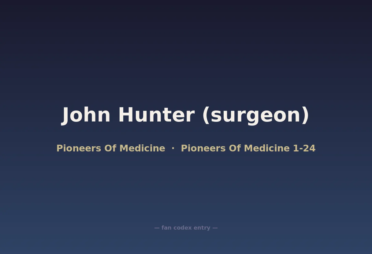 John Hunter (surgeon)