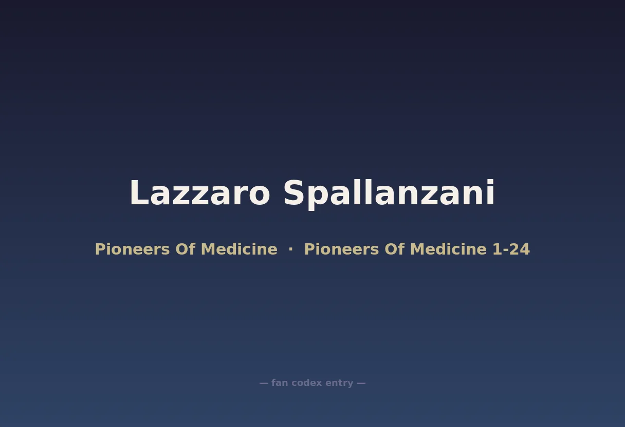 Lazzaro Spallanzani