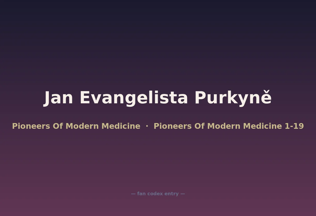 Jan Evangelista Purkyně