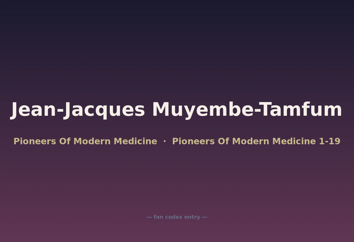 Jean-Jacques Muyembe-Tamfum