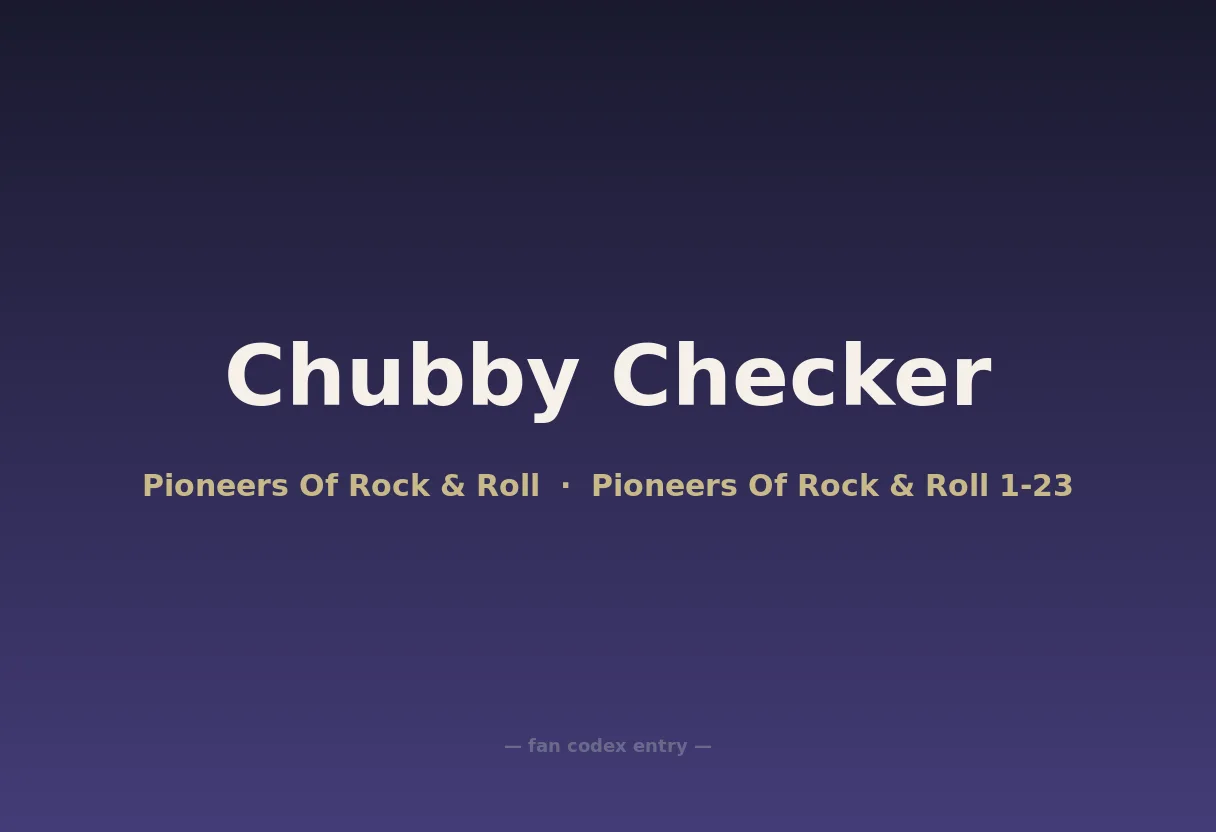 Chubby Checker