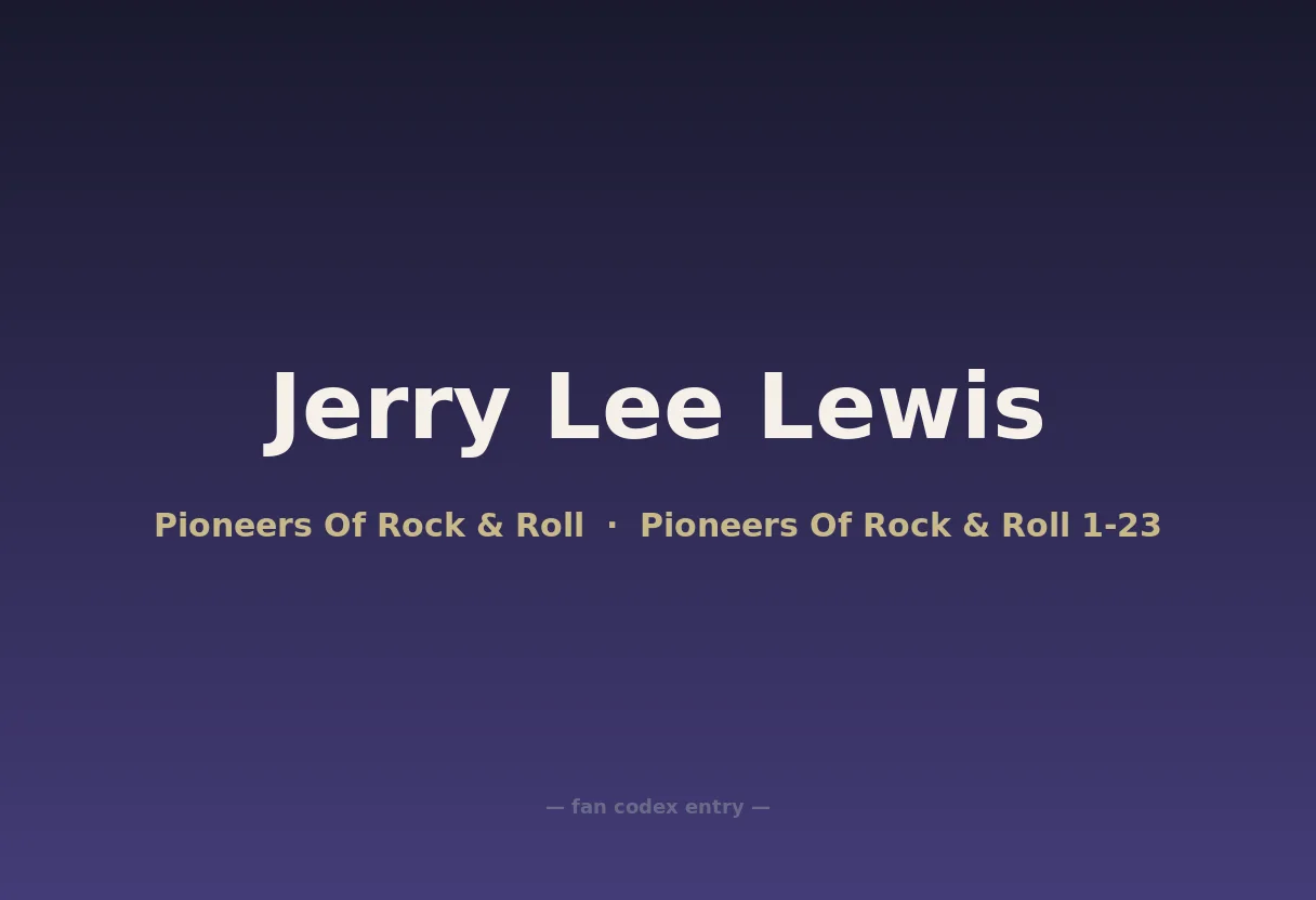 Jerry Lee Lewis