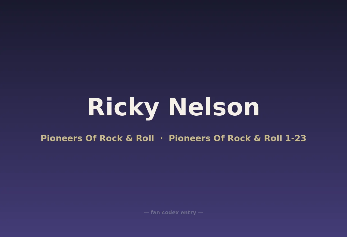 Ricky Nelson