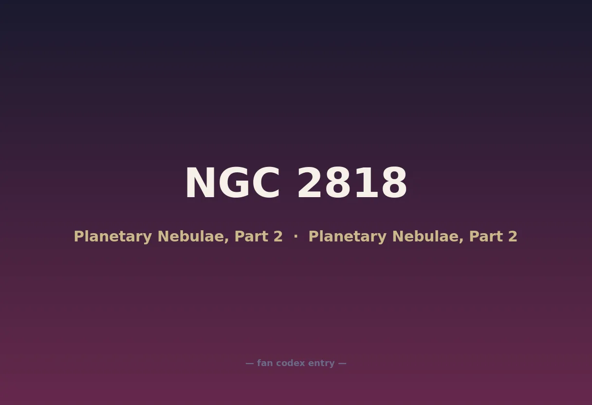 NGC 2818