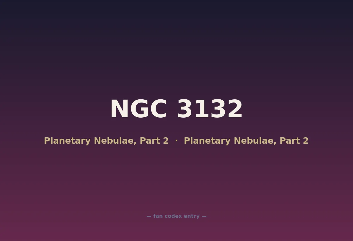 NGC 3132