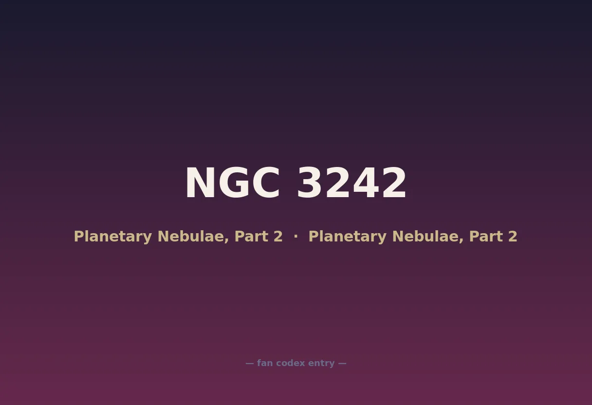 NGC 3242