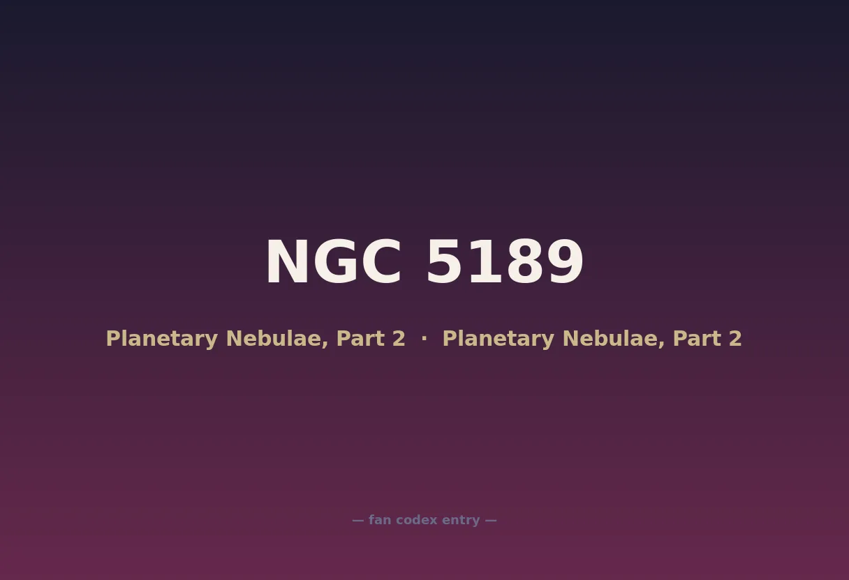 NGC 5189