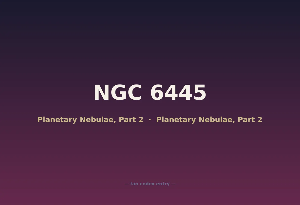 NGC 6445