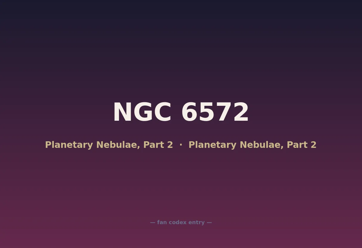 NGC 6572