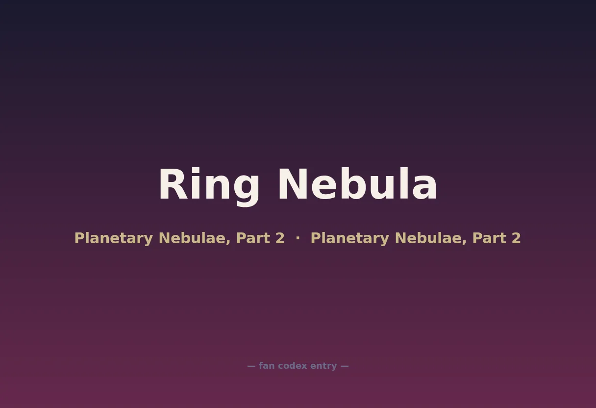 Ring Nebula