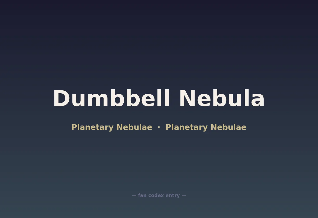 Dumbbell Nebula