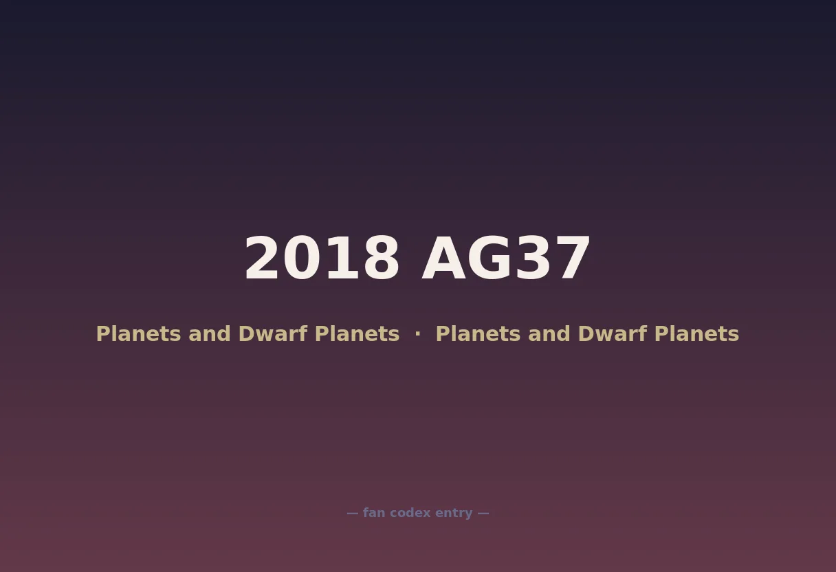 2018 AG37