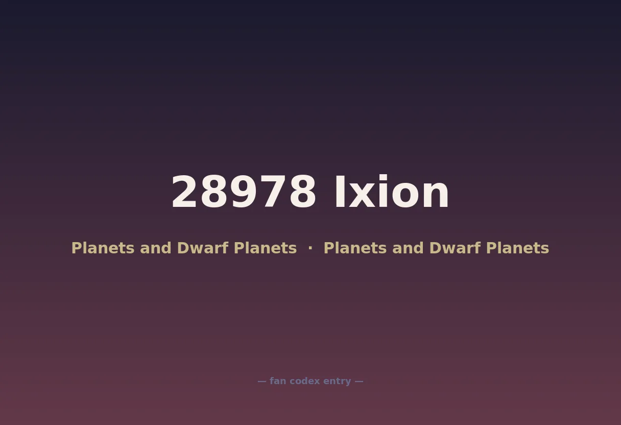 28978 Ixion