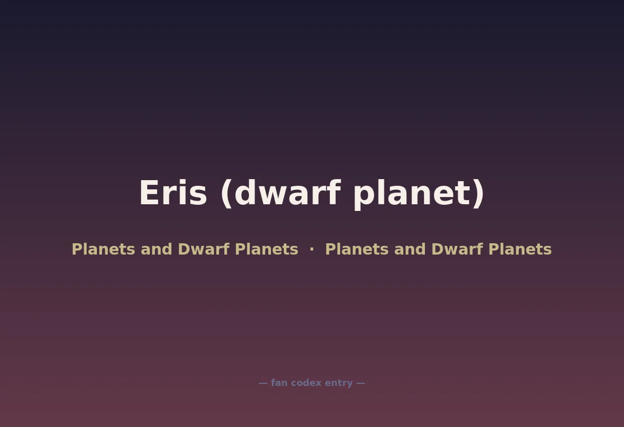 Eris (dwarf planet)