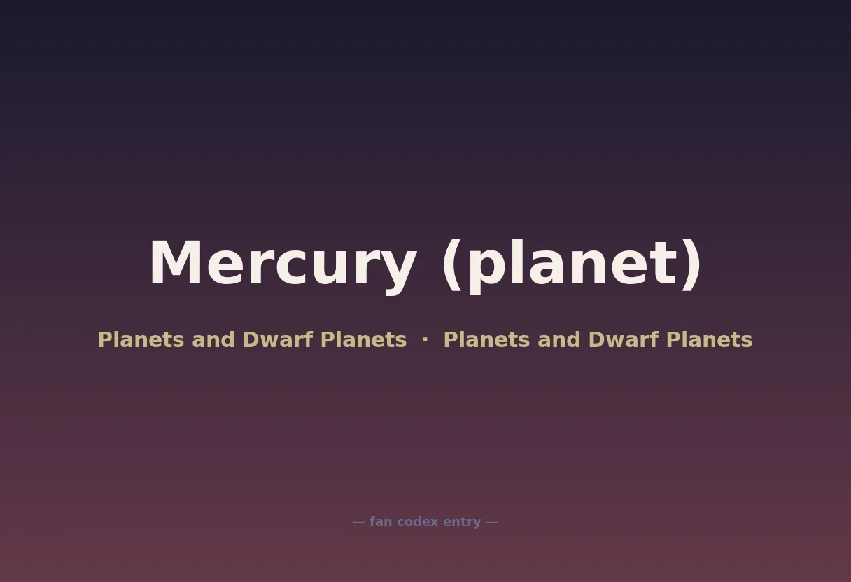 Mercury (planet)