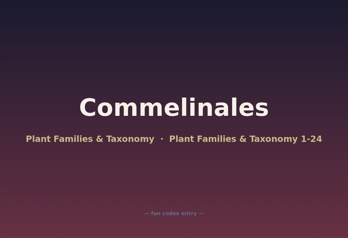 Commelinales