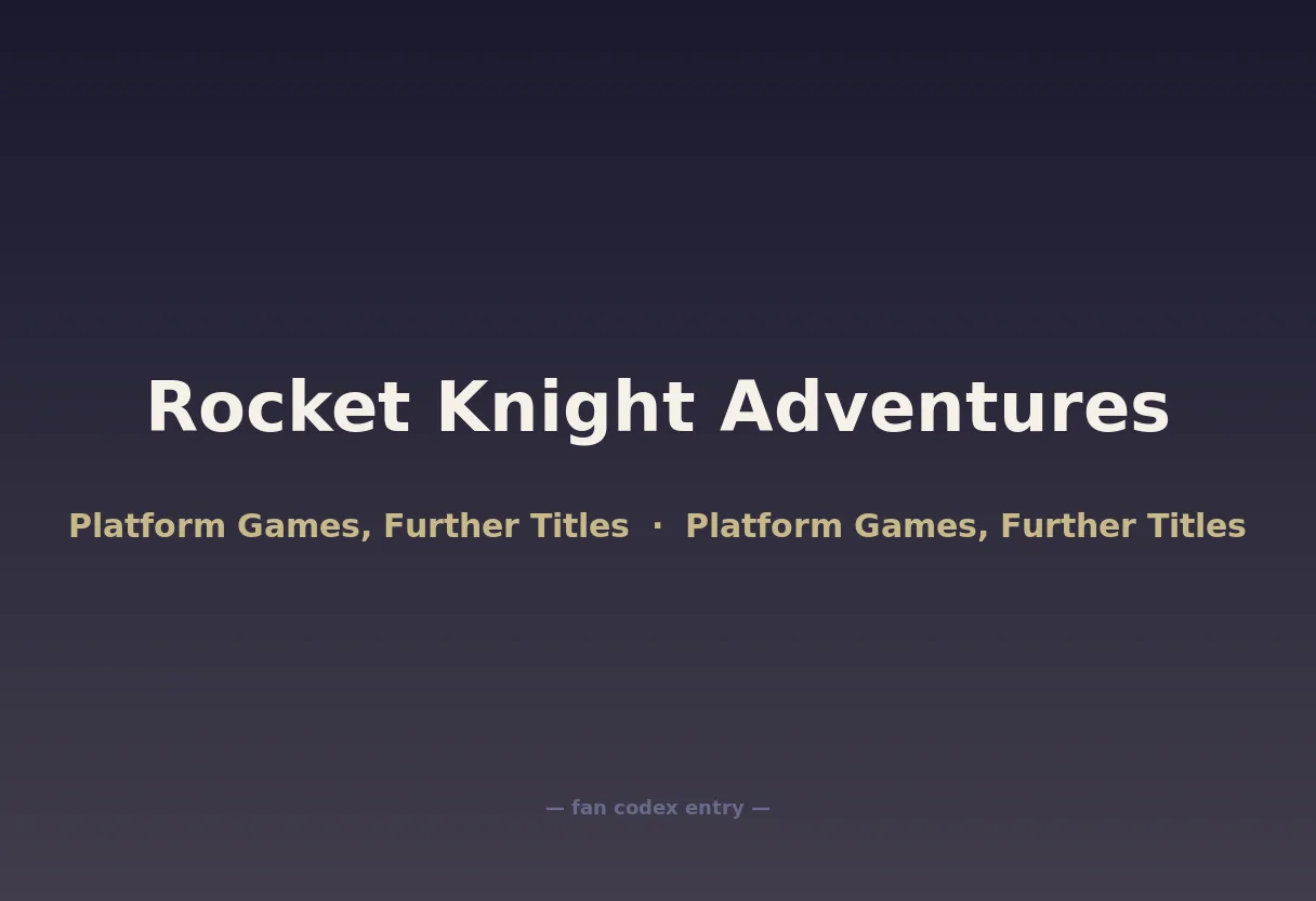 Rocket Knight Adventures