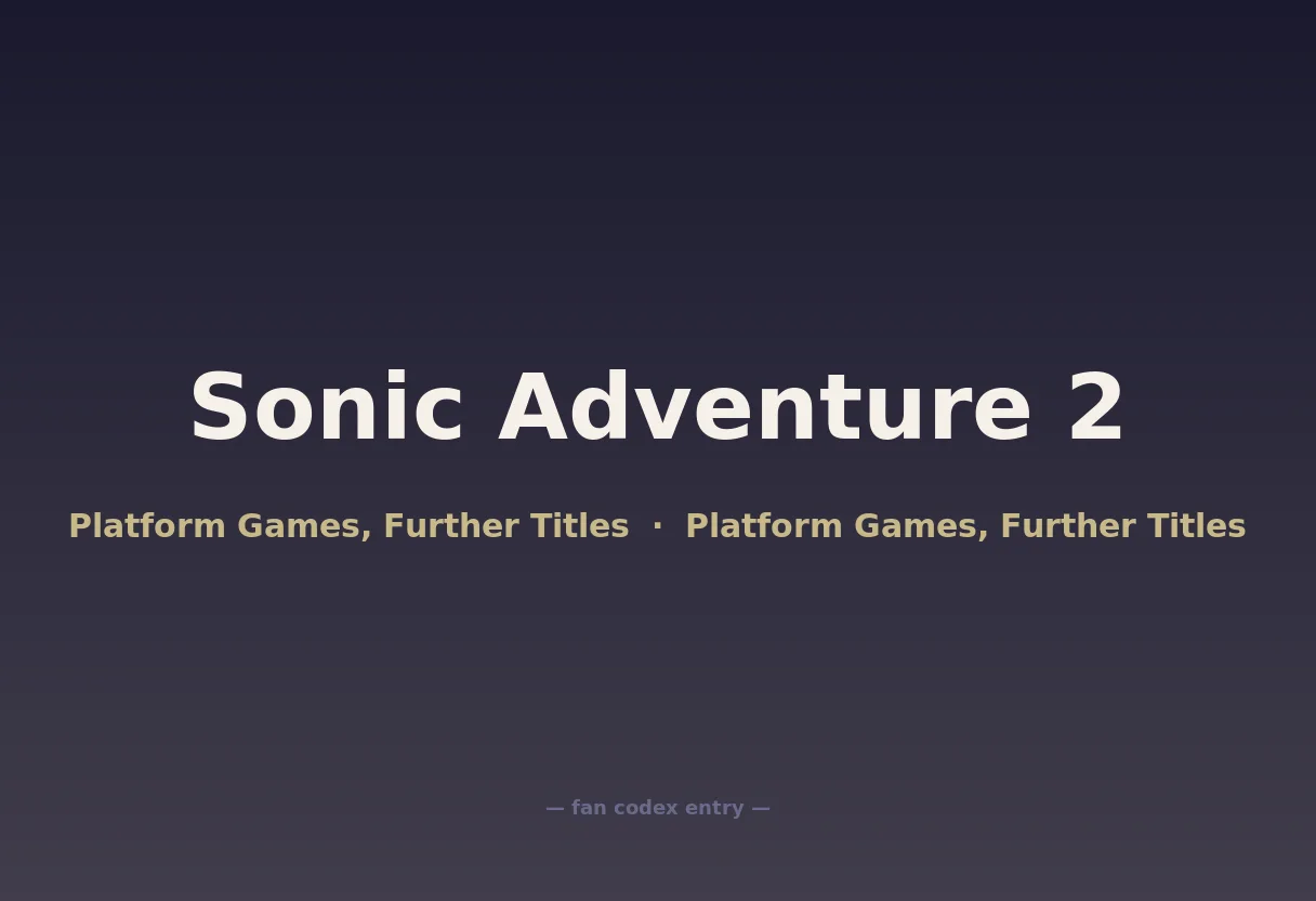 Sonic Adventure 2