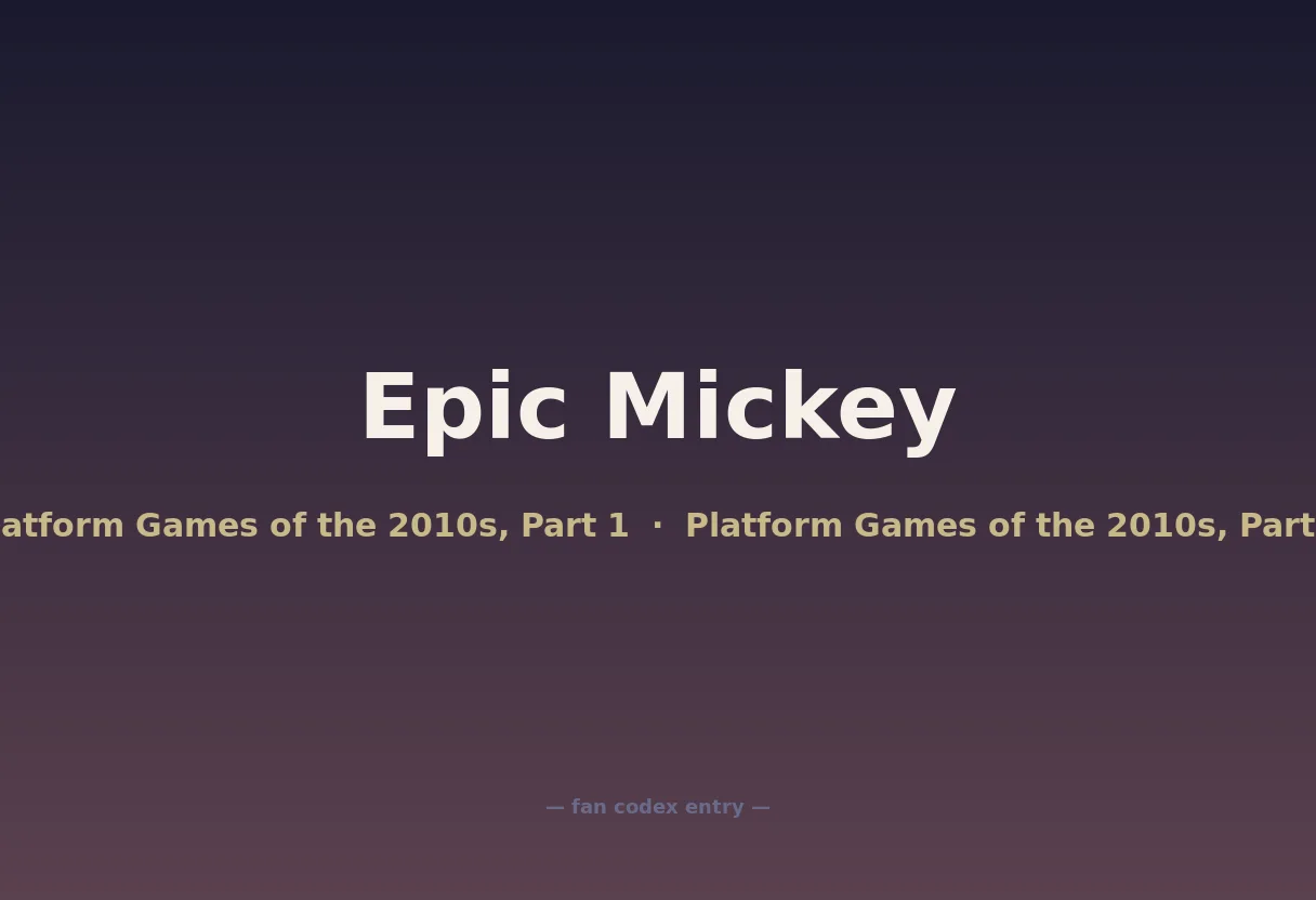 Epic Mickey