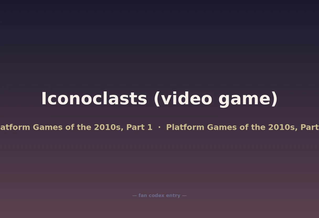 Iconoclasts (video game)