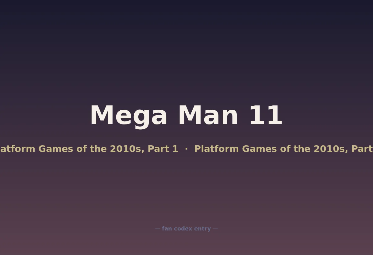 Mega Man 11